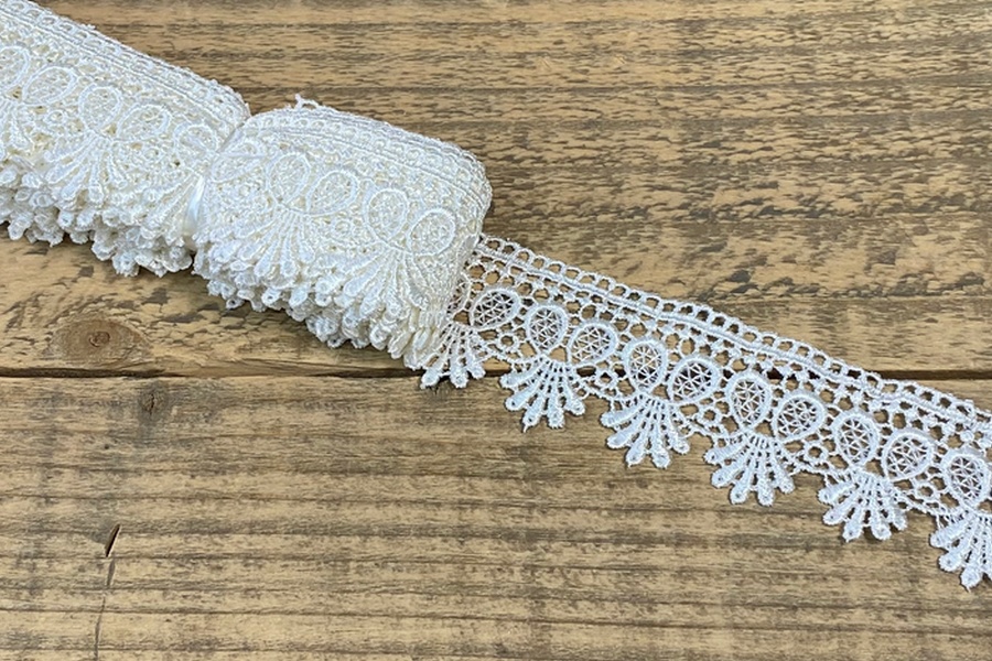 Мереживо гіпюр 45 мм SinemBro 4G4084-45-raw