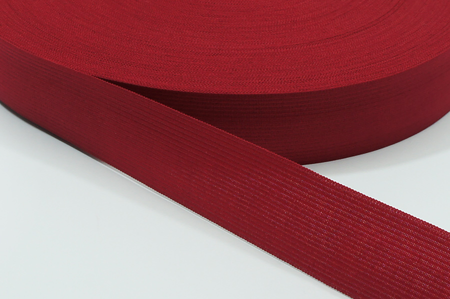 Тасьма 32 мм Лента в'язана рожевий темний 7-671-334021