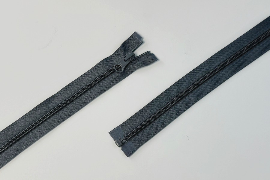 Блискавка YKK Тип 5, 1 замок сірий темний 60 см CIFOR-60-182-DA8LH