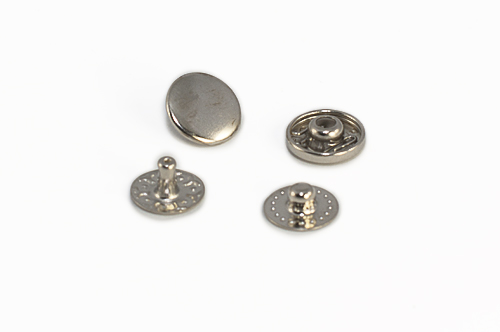 Кнопка 10 мм VT2 неірж. NS New Star пробивна, нержавіюча нікель