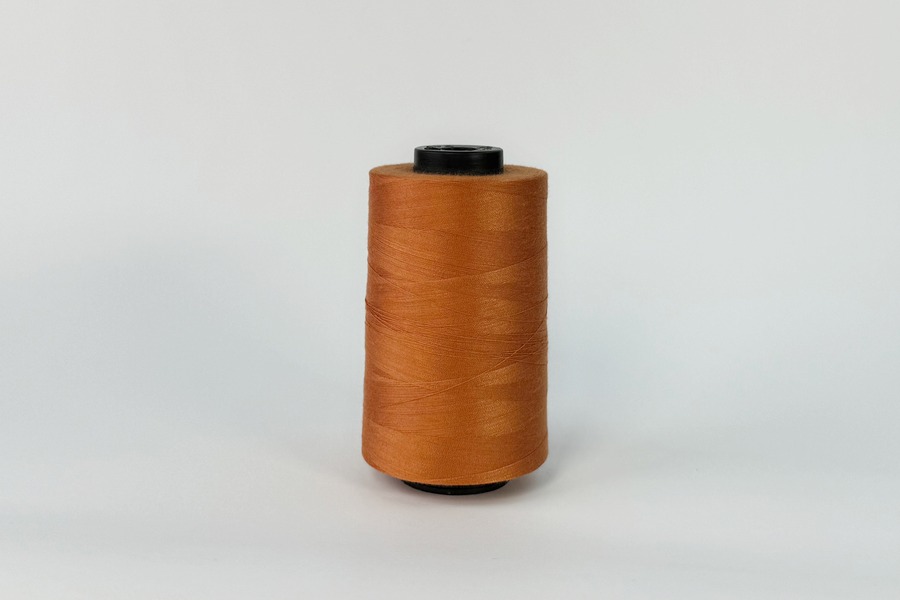 Нитки швейні №45/2 Barva армовані поліестер 100% оранжевий рудий 3000 м 6043
