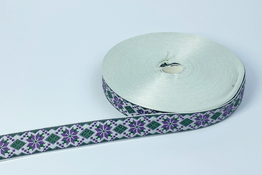 Тасьма 23 мм бузковий фіолетовий