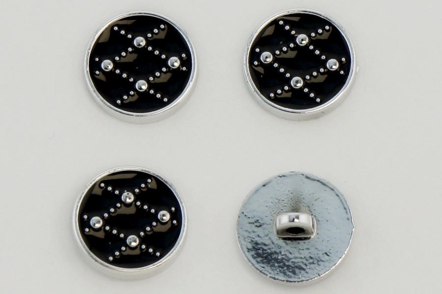 Гудзик на ніжці 21 мм Mertbutton металізований ATS-140