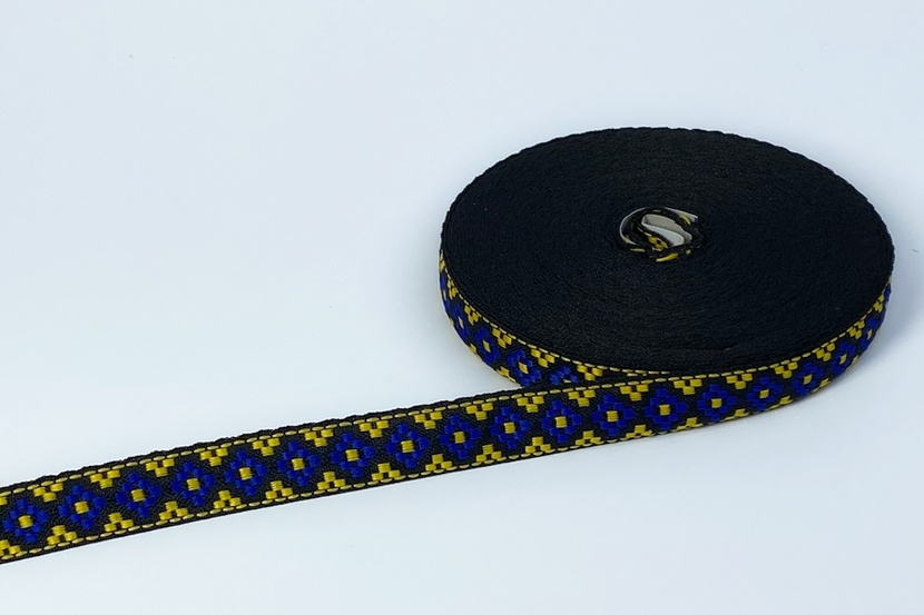 Тасьма 17 мм жовтий 4В124-21-1369/0000