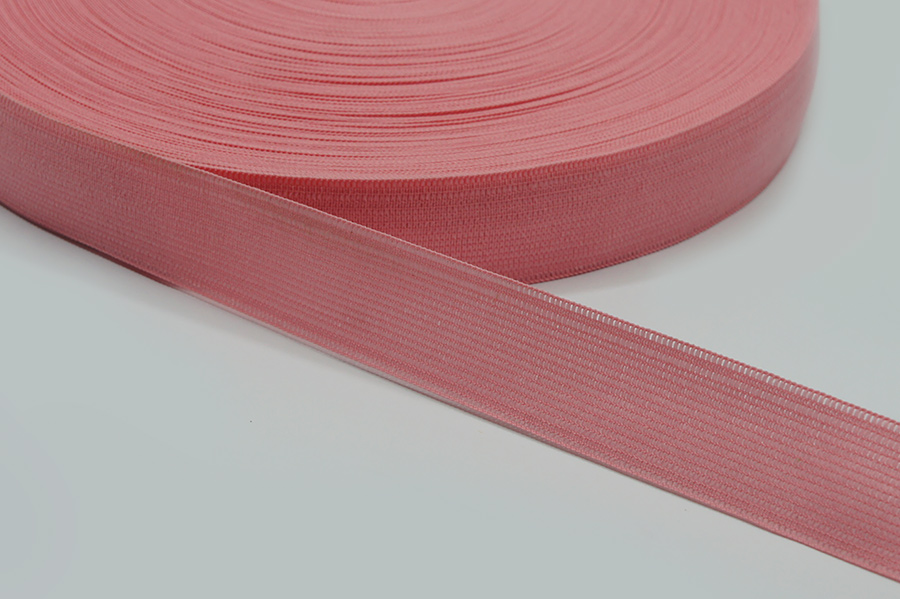 Тасьма 23 мм в'язана рожевий