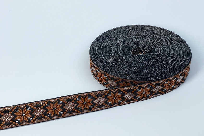 Тасьма 23 мм рудий