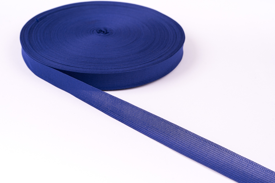 Тасьма 23 мм в'язана синій фіолетовий