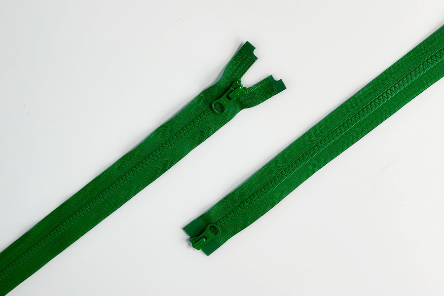 Блискавка YKK Тип 5, 2 замка зелений 75 см VSMR-75-876-DA8/DA8