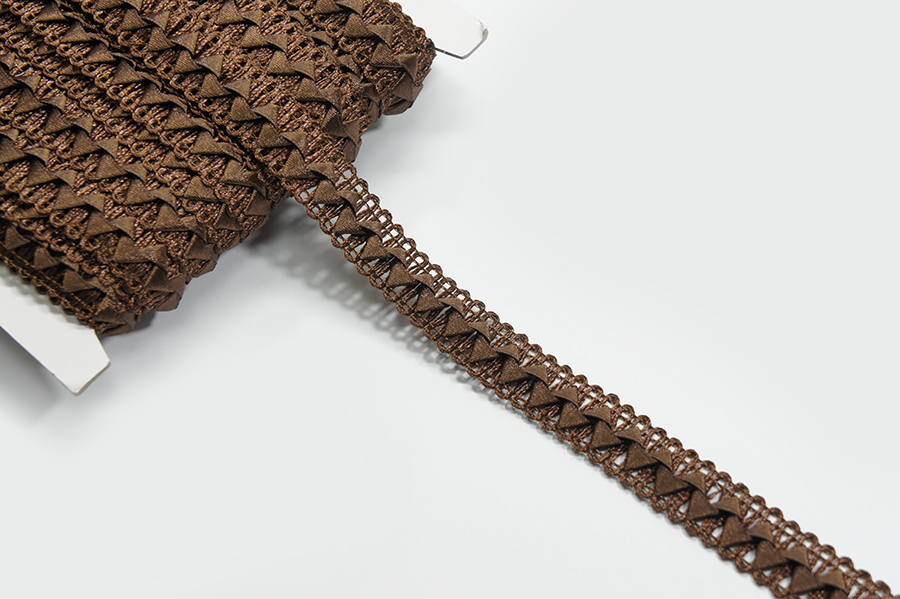 Тасьма самоса 18 мм MH коричневий світлий