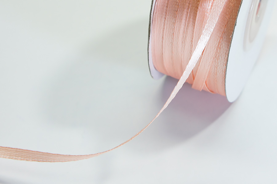 Стрічка на катушці 3 мм MH персиковий