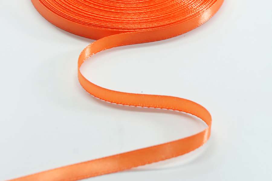 Стрічка 6 мм MH оранжевий кислотний