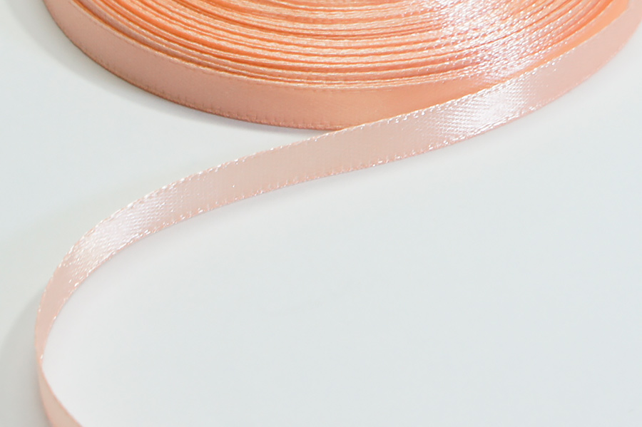 Стрічка 6 мм MH персиковий