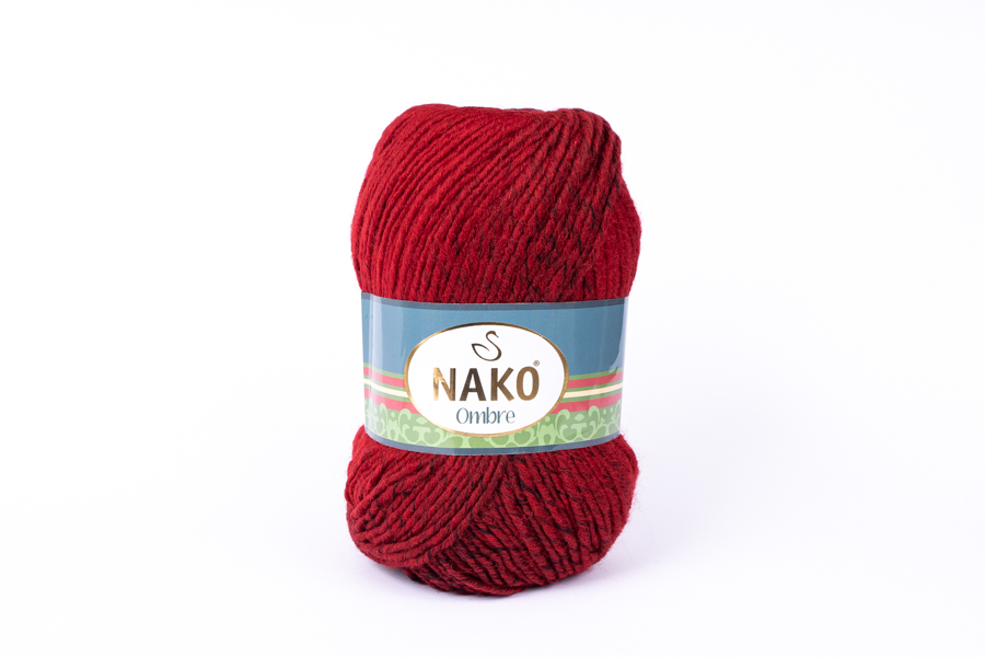 Пряжа NAKO Ombre вовна 25%, акрил 75% різнокольоровий 190м(100гр) 065868-20310