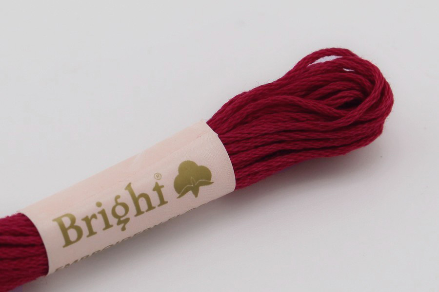 Муліне Bright бавовна малиновий 0908