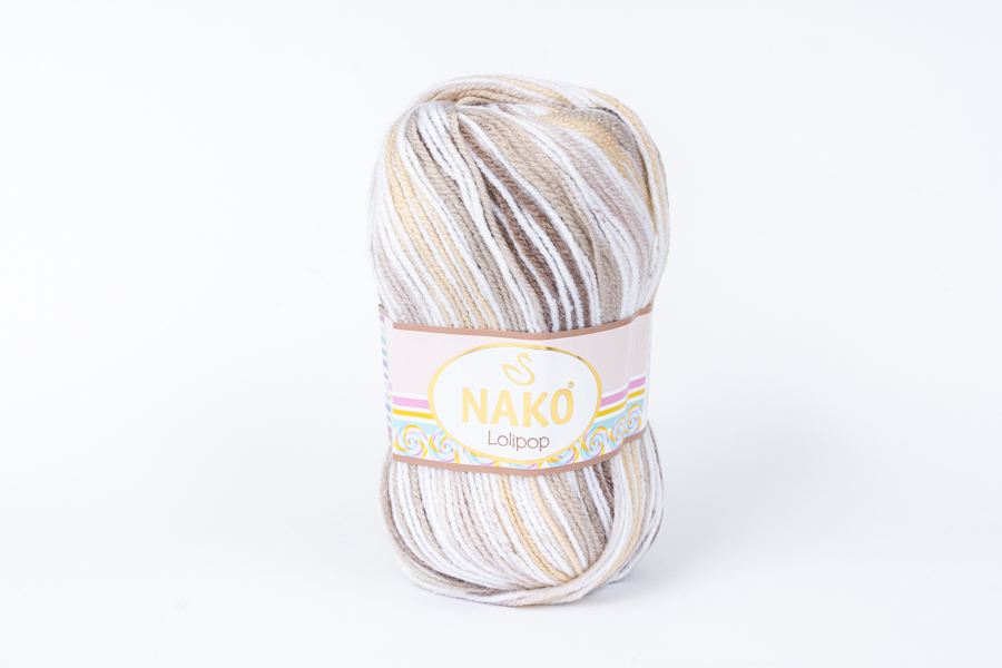Пряжа NAKO Lolipop акрил 100% різнокольоровий 230м(100гр) 024589-80563