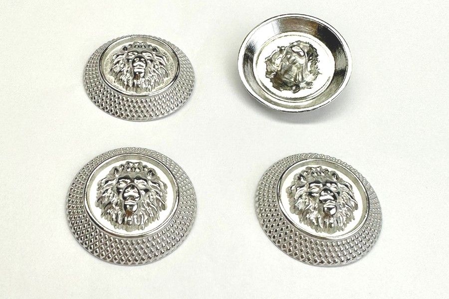 Гудзик на ніжці 15 мм Mertbutton нікель SMB-375