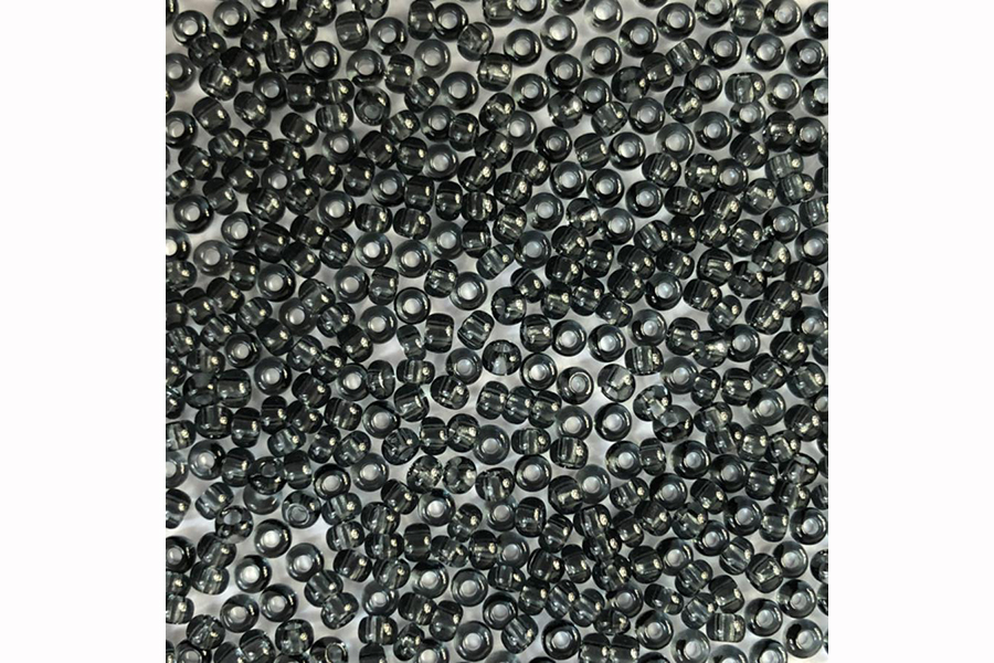 Бісер Preciosa 40010 №10 прозорий кольоровий сірий 2,3 мм
