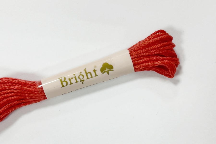 Муліне Bright бавовна кораловий 0808