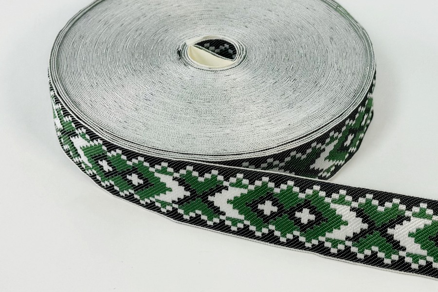 Тасьма 32 мм зелений 2В151-4-0677/000