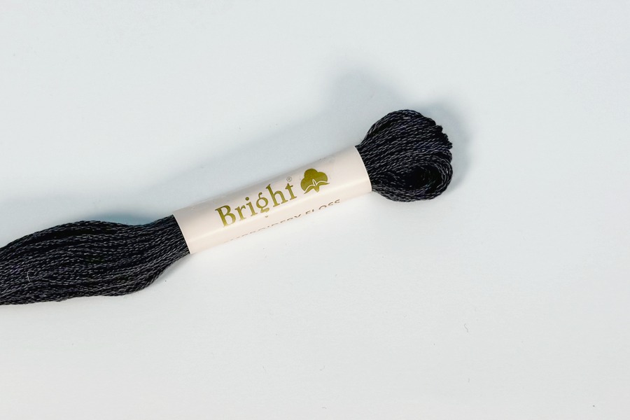 Муліне Bright бавовна сірий темний