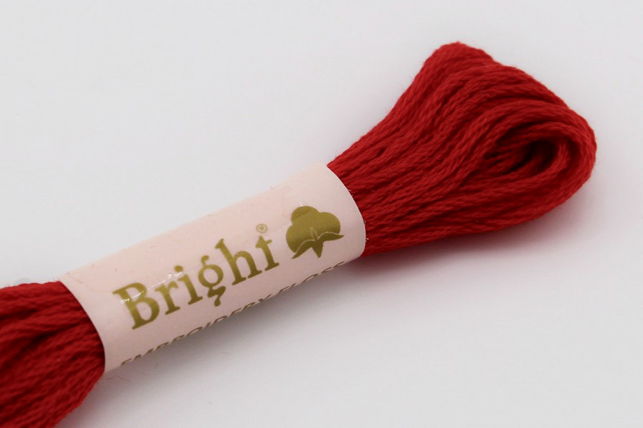 Муліне Bright бавовна червоний 9224