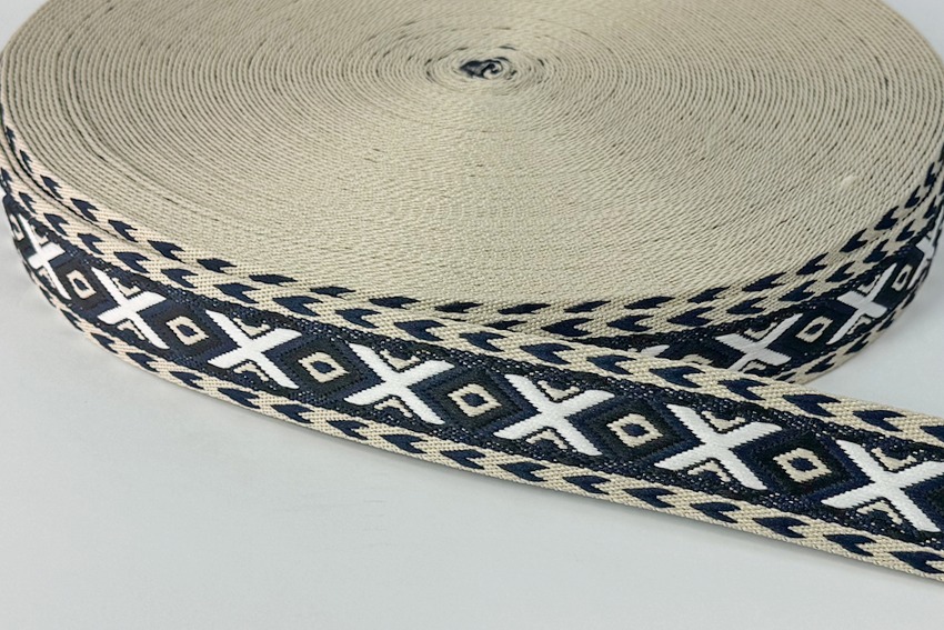 Стрічка 38 мм різнокольоровий 69324-7777