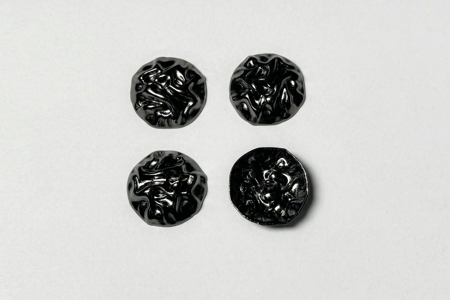 Гудзик на ніжці 23 мм Mertbutton нікель чорний UTS-42