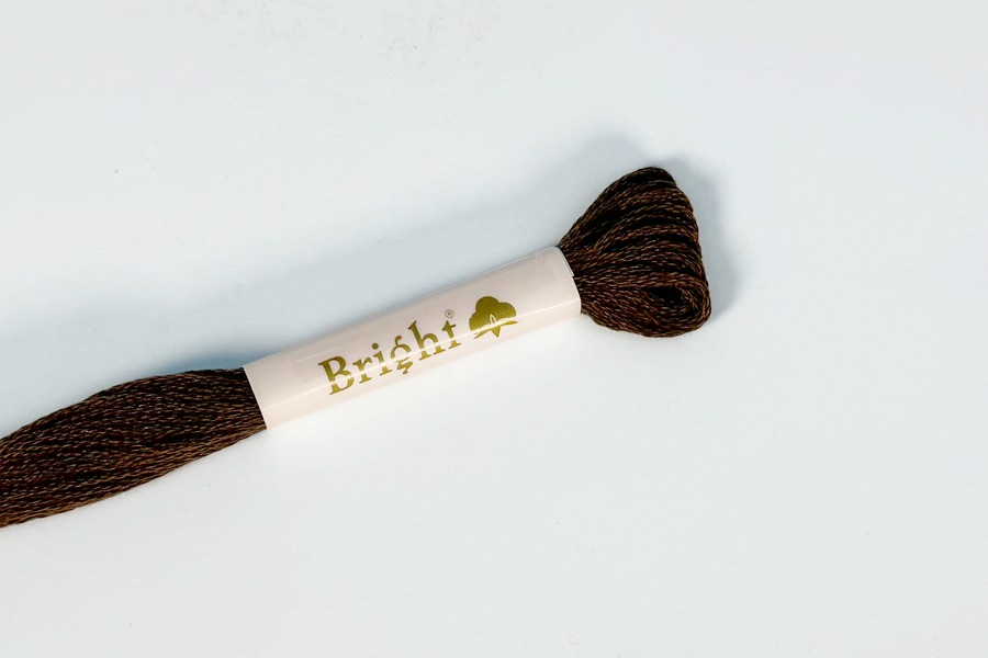 Муліне Bright бавовна коричневий 6513