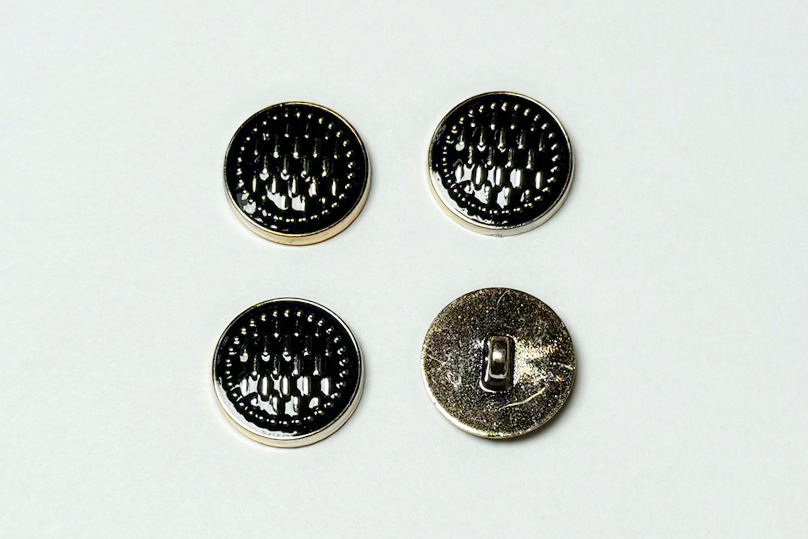 Гудзик на ніжці 21 мм Mertbutton металізований