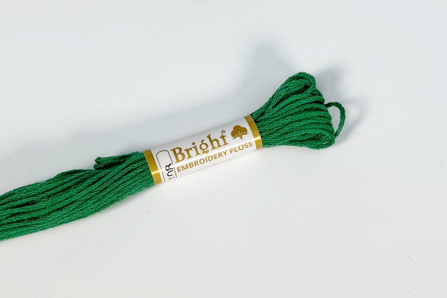 Муліне Bright бавовна зелений 4108