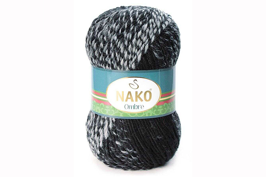 Пряжа NAKO Ombre вовна 25%, акрил 75% різнокольоровий 190м(100гр) 065893-20314