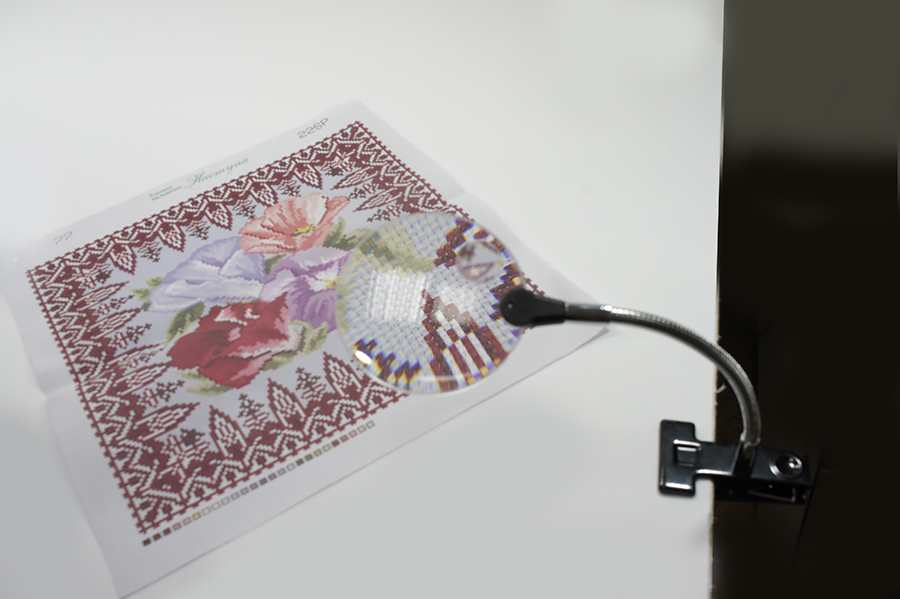 Лупа для вишивання з затискачем MH 15122-2MG