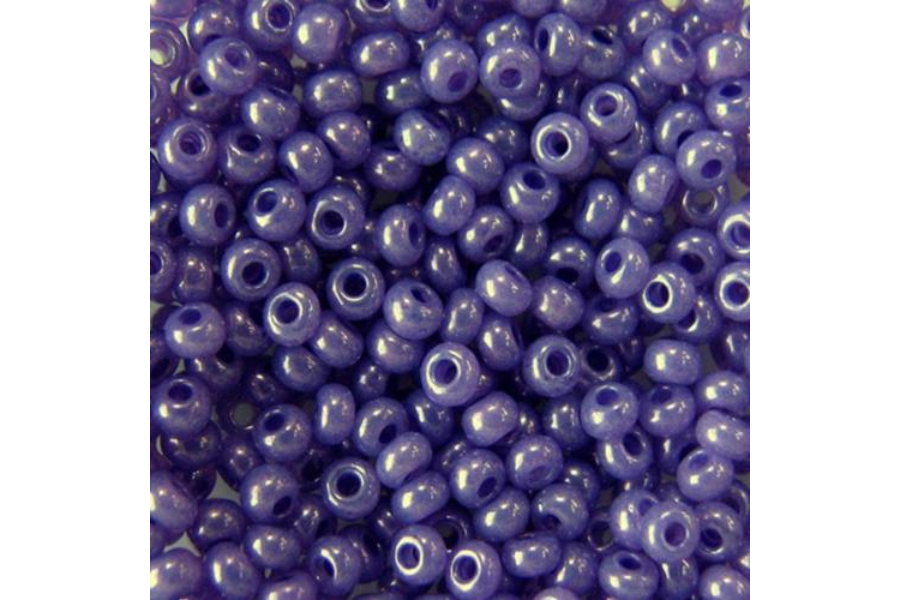 Бісер Preciosa 17328 №10 алебастр кольоровий фіолетовий синій 2,3 мм