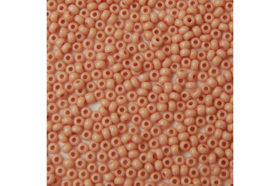 Бісер Preciosa 07332 №10 алебастр кольоровий рожевий персиковий 2,3 мм