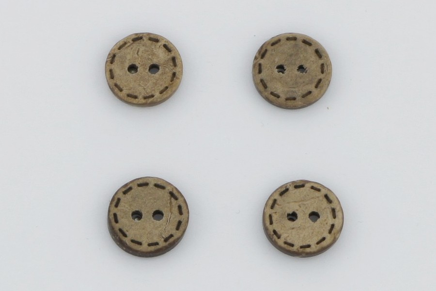 Гудзик 15 мм Mertbutton 2 отвори під дерево