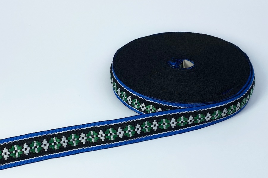 Тасьма 23 мм зелений