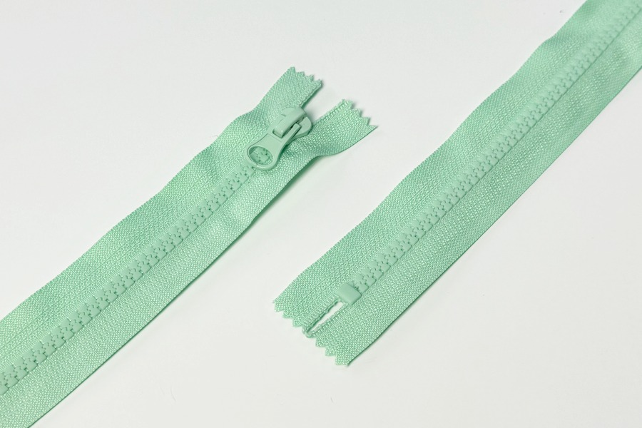 Блискавка MH Тип 5, нероз'ємні м'ятний світлий 18 см