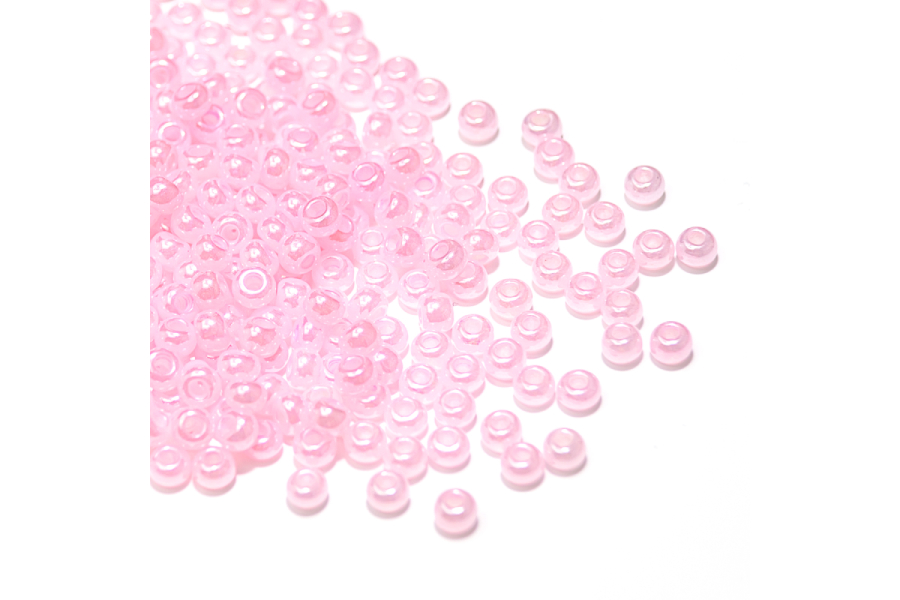 Бісер Preciosa 17173 №10 алебастр кольоровий рожевий темний 2,3 мм