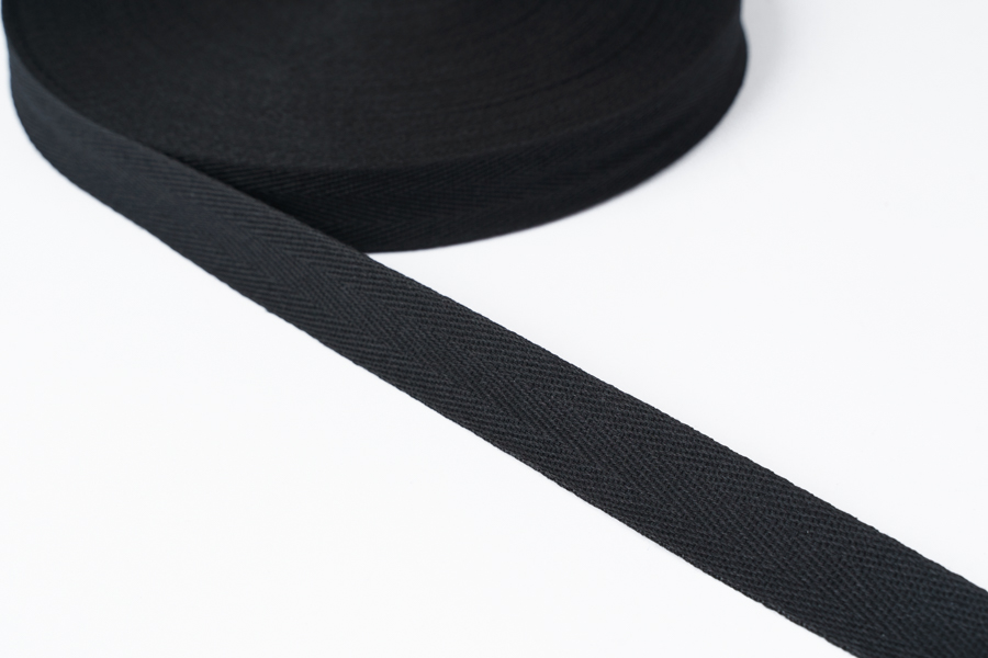 Стрічка кіперна 25 мм чорний 8525-000