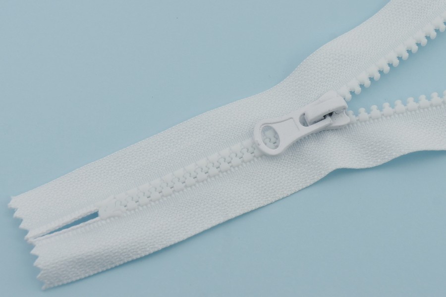 Блискавка MH Тип 5, нероз'ємні білий 20 см