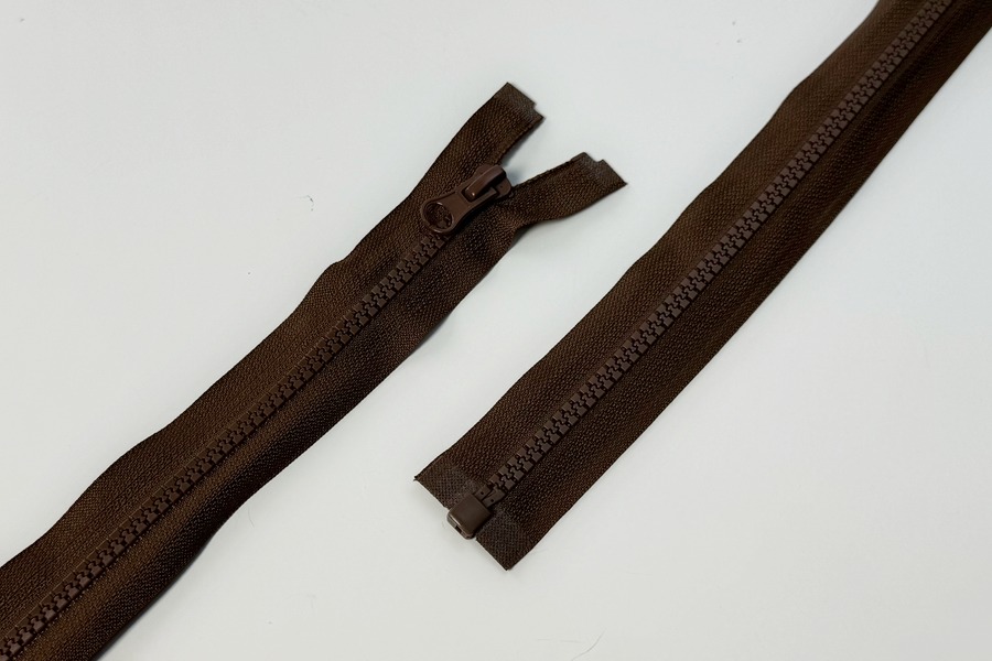 Блискавка MH Тип 5, 1 замок шоколадний 50 см