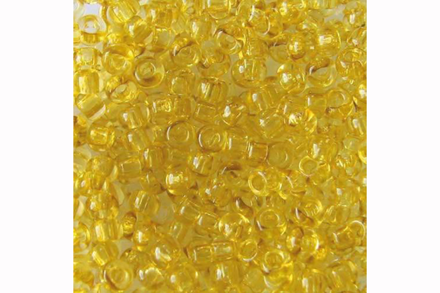 Бісер Preciosa 01151 №10 кришталь сольгель жовтий канарейковий 2,3 мм