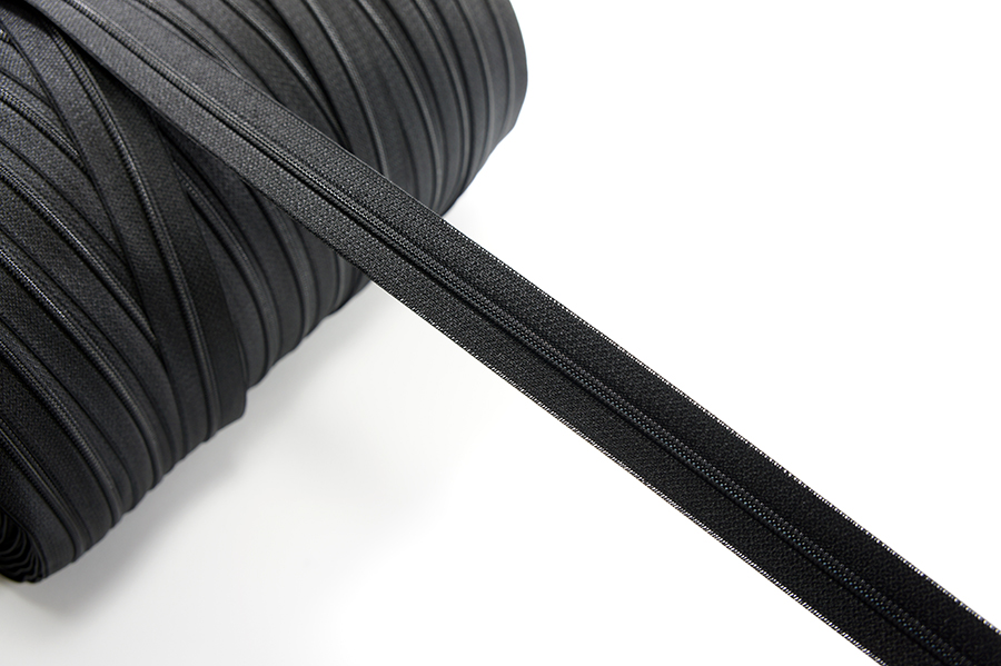 Блискавка рулонна Тип 4, вита чорний