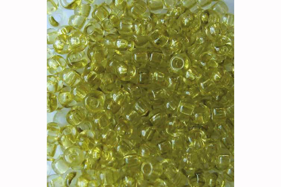 Бісер Preciosa 01152 №10 кришталь сольгель жовтий лимонний 2,3 мм
