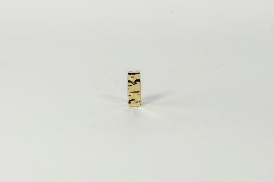 Наконечник для шнура СТ3466 (метал) MH золото 16,1х6,2 мм