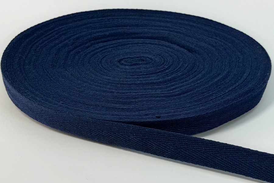 Стрічка кіперна 20 мм синій темний