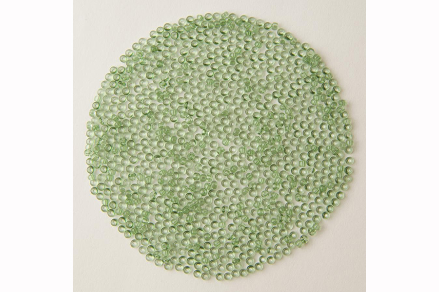 Бісер Preciosa 01162 №10 кришталь сольгель зелений світлий 2,3 мм