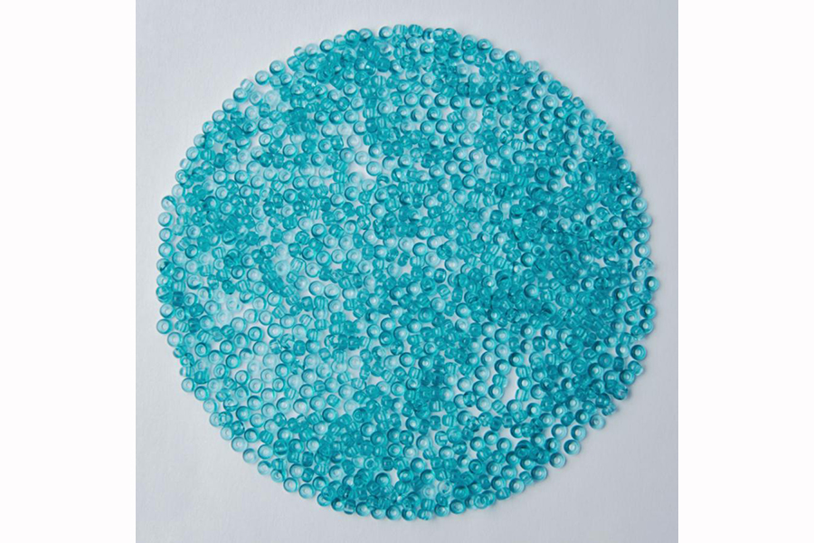 Бісер Preciosa 01165 №10 кришталь сольгель блакитний яскравий 2,3 мм