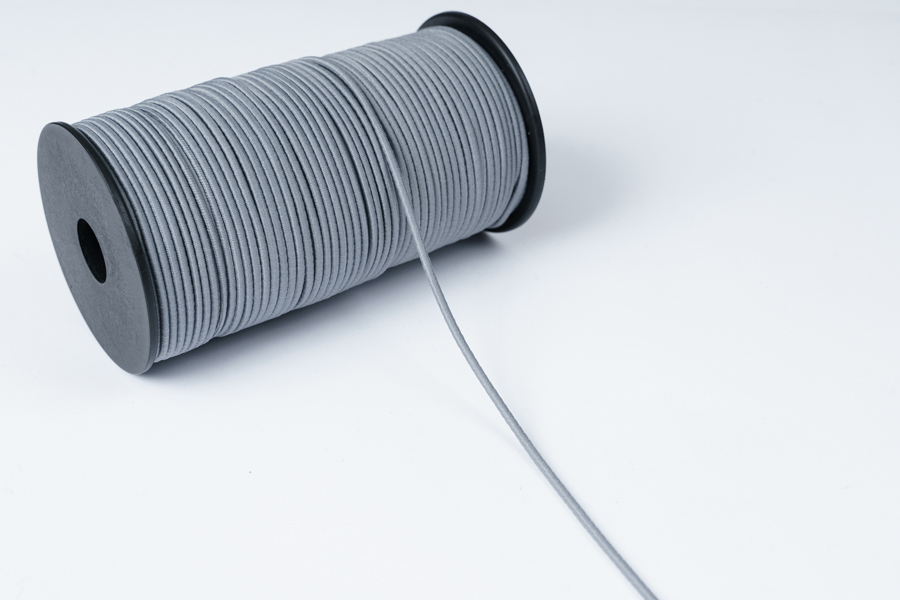 Шнур еластичний 3 мм MH сірий світлий