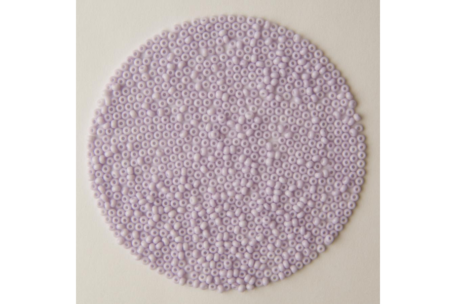 Бісер Preciosa 03222 №10 крейда кольоровий бузковий світлий 2,3 мм